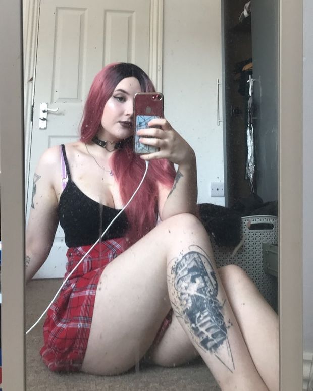Showing off her assets...