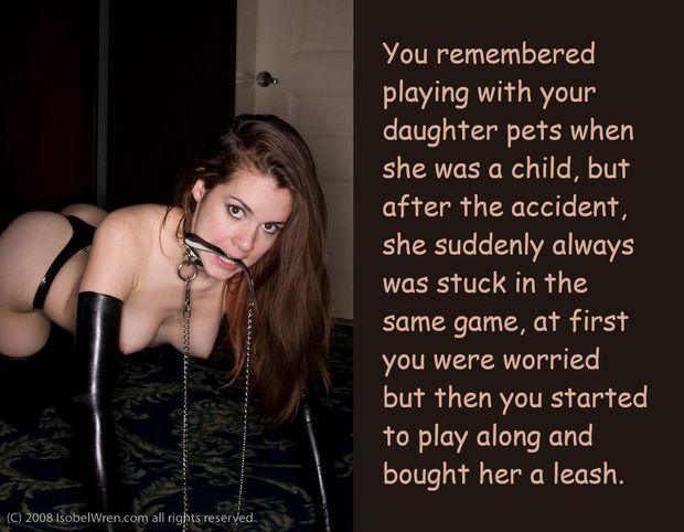Daughter pet play