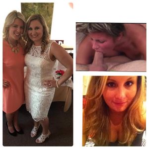 Sexy Milf Bride Gives a Blowjob