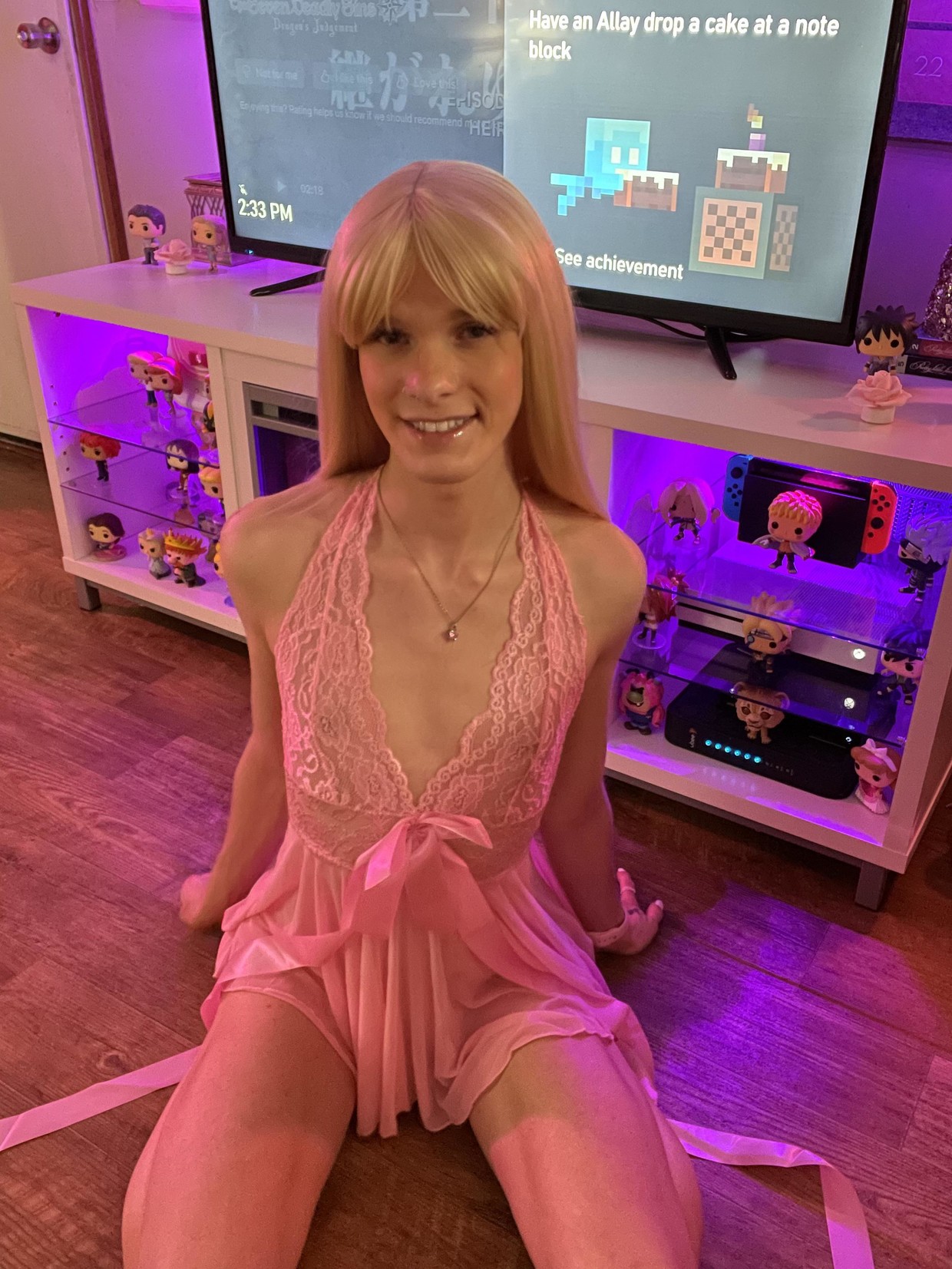 Smiling blonde