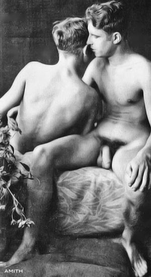 Nude couple 1920s