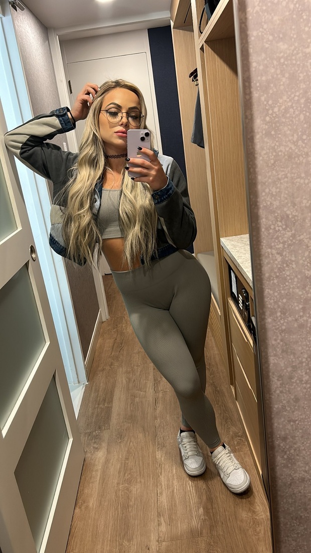 Tight yoga pants