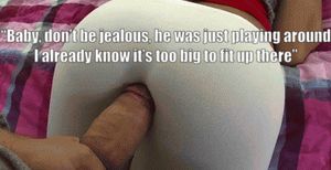 How does she know it’s too big?