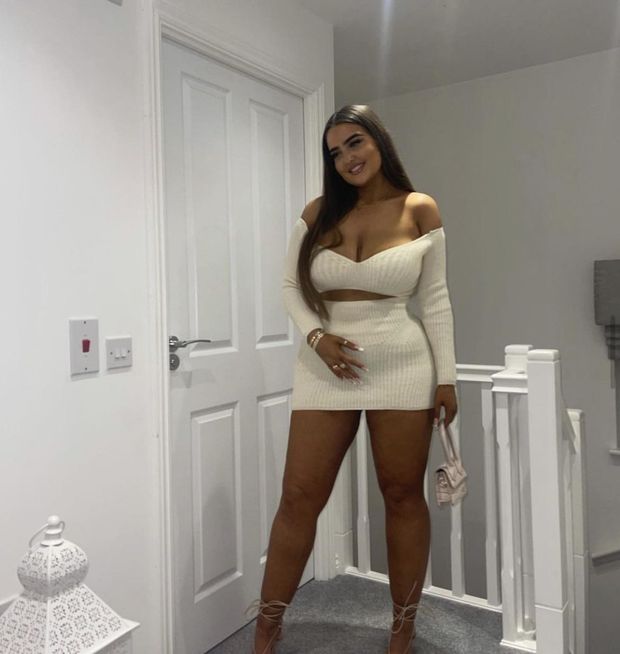 Curvy brunette