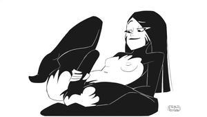 Symbiote made her a futa (LateNightSexyComics)