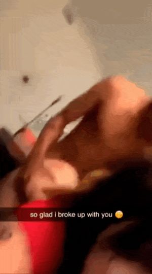 she broke up with you so she could fuck her ex :(