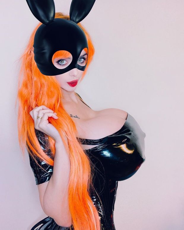 Huge fake tits