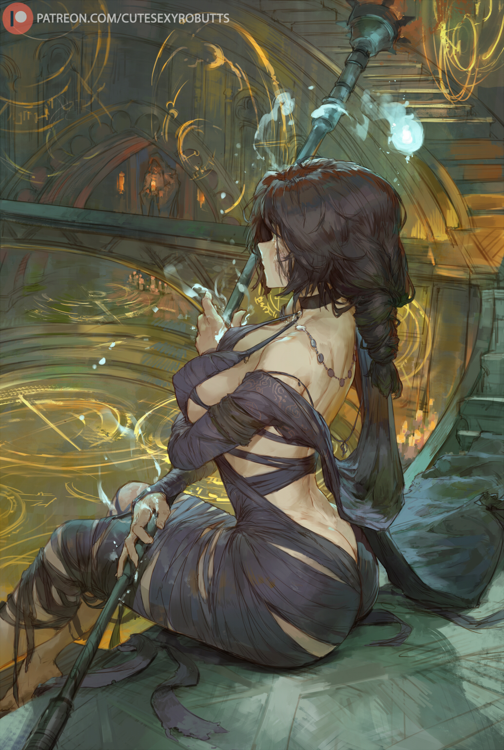 maiden in black (demon's souls) by Cutesexyrobutts