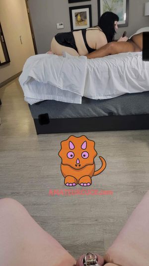 just sit back, relax and watch your wife gettting laid :)