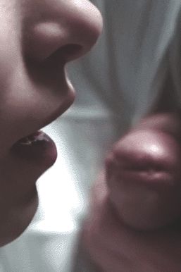 Frenulum tease. Hot!