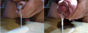 Wow! Big cum from big foreskin! Mmmmm!