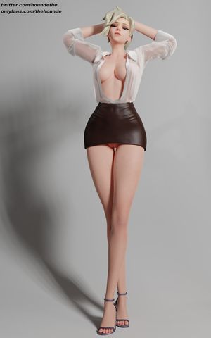 Mercy open shirt 2 ( TheHounde)