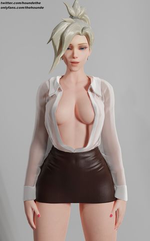 Mercy open shirt 1( TheHounde)