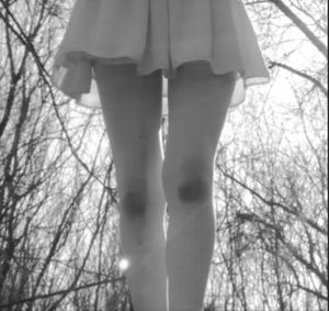 Hmm: she came back from their walk looking like this.