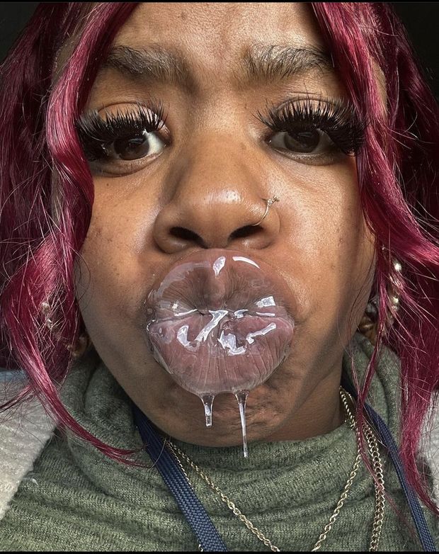 Oh she’s ready to slobber on some cock