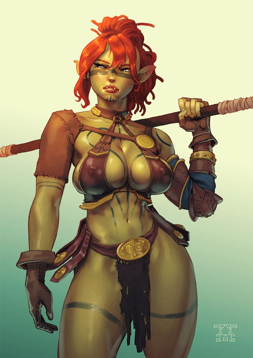 Orcess warrior.