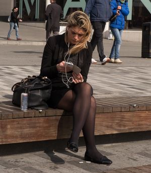 business babe on break