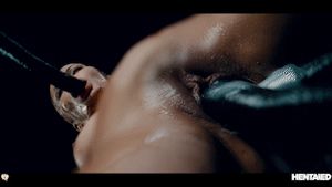 Fucked two ways on HENTAIED