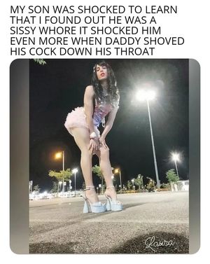 Sissy son got throated by daddy