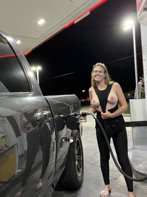 Gas pump flash