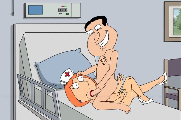 Naughty nurse Lois Griffin - cartoon porn