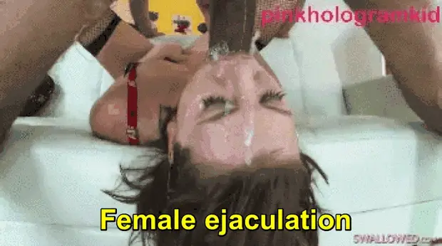 women orgasm is puking over own face