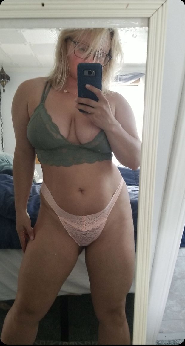 big tit milf in panties