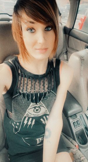 Emo trans cute selfie