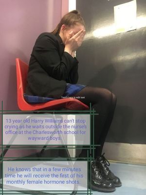 Part of the change over