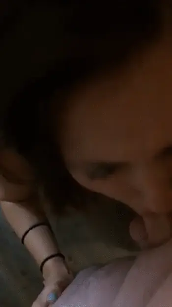 When she gets drunk and sucks dick at the party