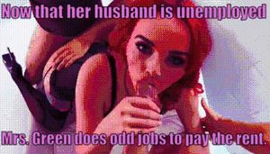 Mr. Green was always a loser but at least he had a job and a faithful wife . Now he has neither.