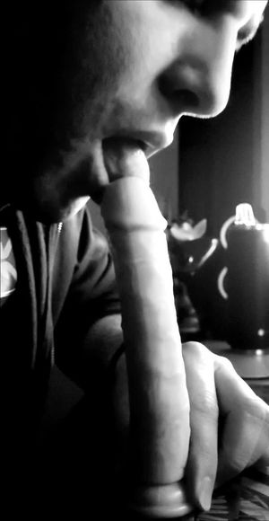 Me sucking my toy in deepthroat