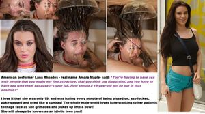 Amara Maple aka Lana Rhoades captioned