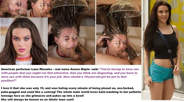Amara Maple aka Lana Rhoades captioned