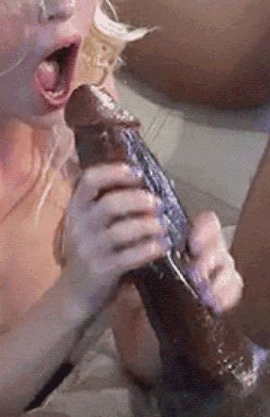 Our daughters in awe of the color and size of the black cock