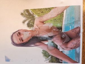 Cum tribute asian bikini babe