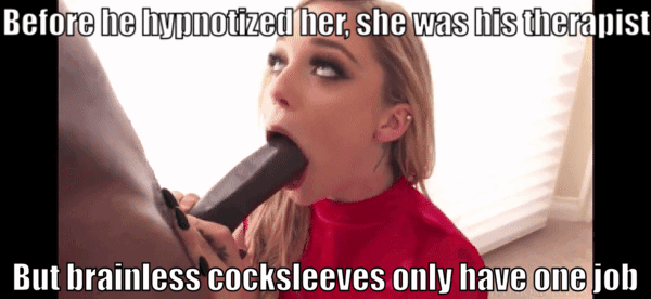 She thought letting him hypnotize her would help him relax in the session. She was right.