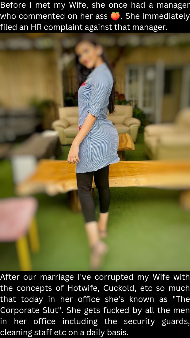 Wife is a corporate slut