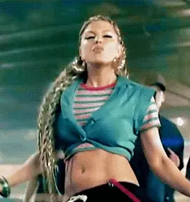 Fergie pumping it