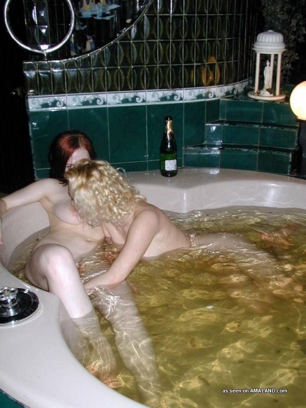 the hot tub