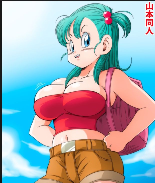 Bulma's teen big tits
