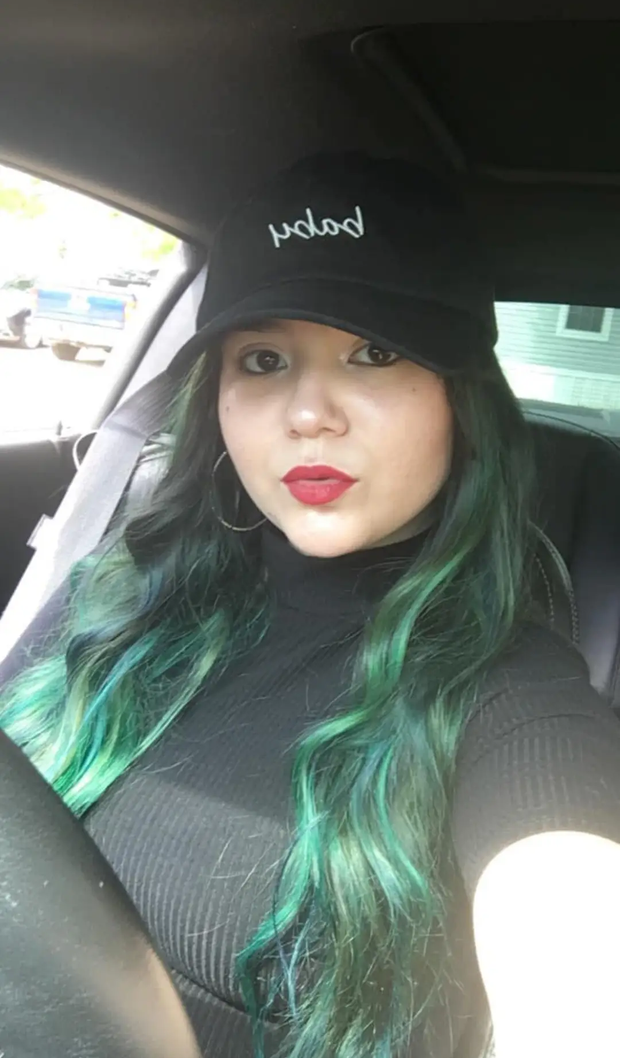 Green hair Cousin & red lipstick #2