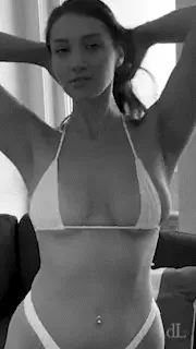 dL — Bella Rolland start striptease