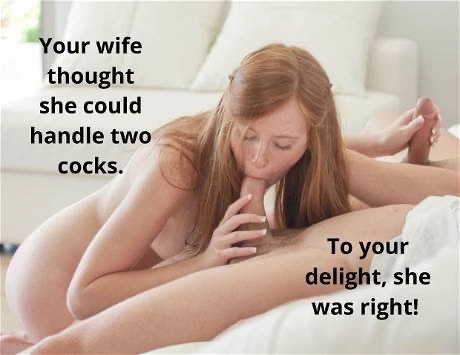 Your wife can handle more