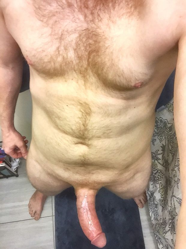 Still slick with your wife’s pussy juice…