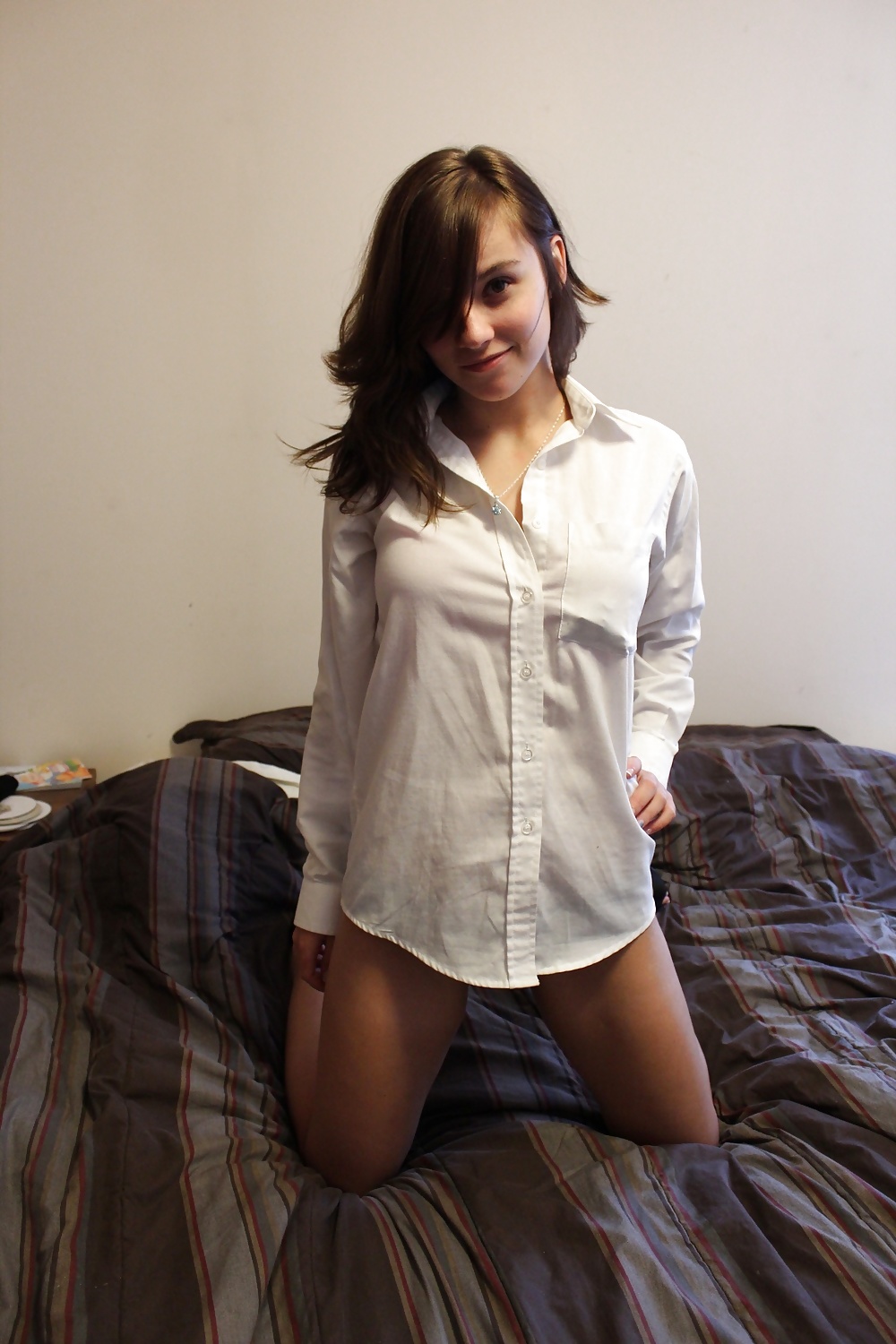You want your shirt back? But I have to warn you I'm nothing wearing under it.
