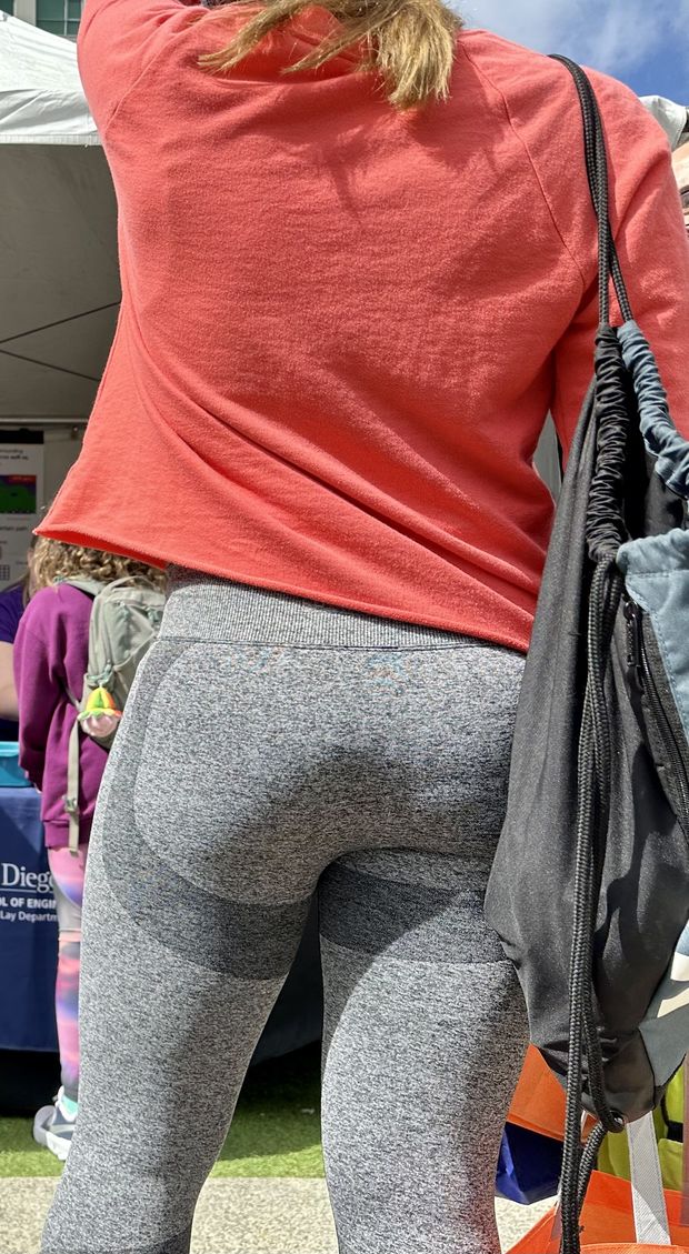 Fine asses out and about