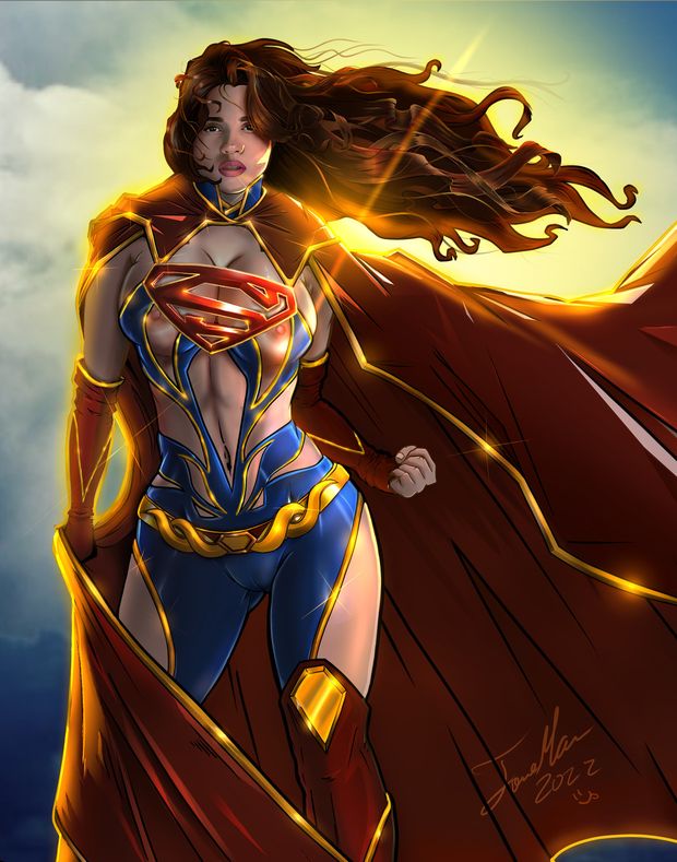 Sasha C Supergirl original costume