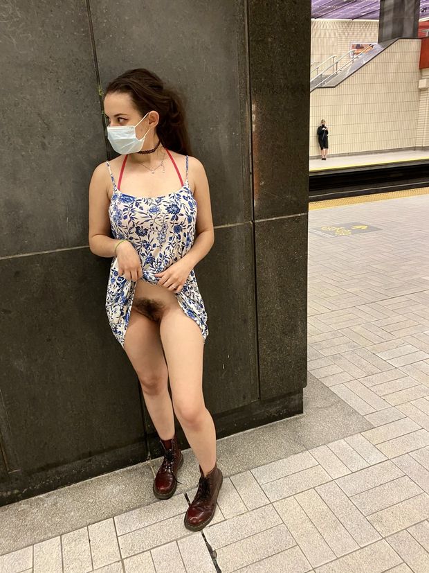 Look, no panties