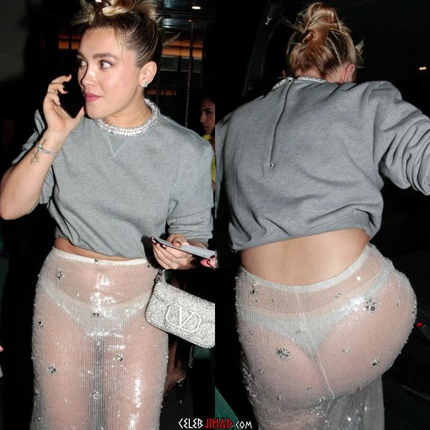 Florence Pugh Showing Off